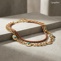 Upspithri™ Solara Turquoise Charm Layer Necklace
