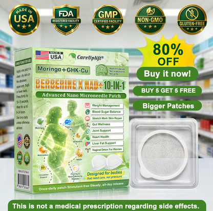 🇺🇸𝐂𝐚𝐫𝐞𝐔𝐩𝐥𝐢𝐟𝐭® 𝑴𝒆𝒕𝒂𝒃𝒐𝒍𝒊𝒄 𝑵𝒂𝒏𝒐 𝑴𝒊𝒄𝒓𝒐𝒏𝒆𝒆𝒅𝒍𝒆 𝑷𝒂𝒕𝒄𝒉(🔥 𝟏 𝐏𝐚𝐭𝐜𝐡 𝐃𝐚𝐢𝐥𝐲 • 𝐕𝐢𝐬𝐢𝐛𝐥𝐞 𝐢𝐧 𝟕 𝐃𝐚𝐲𝐬）𝘽𝙚𝙧𝙗𝙚𝙧𝙞𝙣𝙚 + 𝙈𝙤𝙧𝙞𝙣𝙜𝙖 𝙁𝙤𝙧𝙢𝙪𝙡𝙖 ✅ 𝐅𝐨𝐫 𝐨𝐛𝐞𝐬𝐢𝐭𝐲, 𝗟𝗼𝗼𝘀𝗲 𝘀𝗸𝗶𝗻,𝐝𝐢𝐚𝐛𝐞𝐭𝐞𝐬, 𝐬𝐥𝐞𝐞𝐩 𝐚𝐩𝐧𝐞𝐚, 𝐣𝐨𝐢𝐧𝐭 𝐢𝐬𝐬𝐮𝐞𝐬, 𝐚𝐧𝐝 𝐦𝐨𝐫𝐞